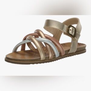Blowfish Malibu Girls Kids' Strappy Sandals in Gold and Silver